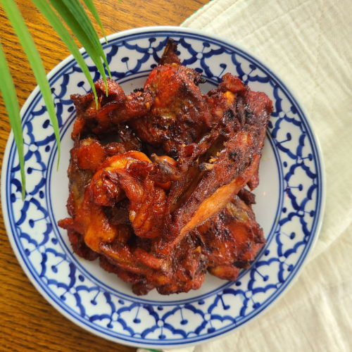 KK12. ឆ្អឹងលាយសាច់មាន់ប្រឡាក់ 500g